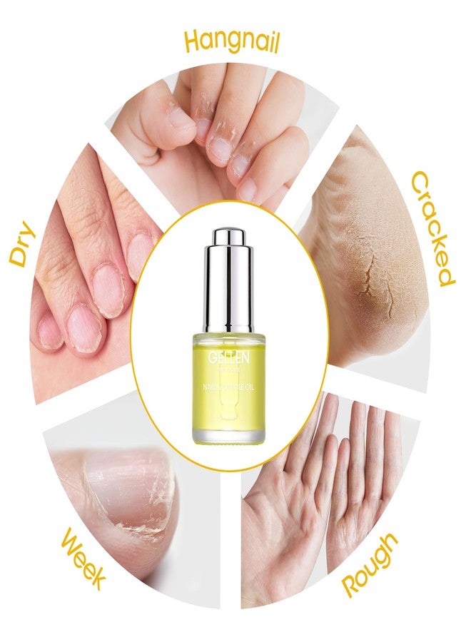 GELLEN Nail Growth Oil, Nail Cuticle Oil for Growth and Strength, Vitamin E Natural Keratin Cuticle Nails Treatment for Hydrating, Nourishing, Strengthening, Repairing, 0.68 Oz - Image 4